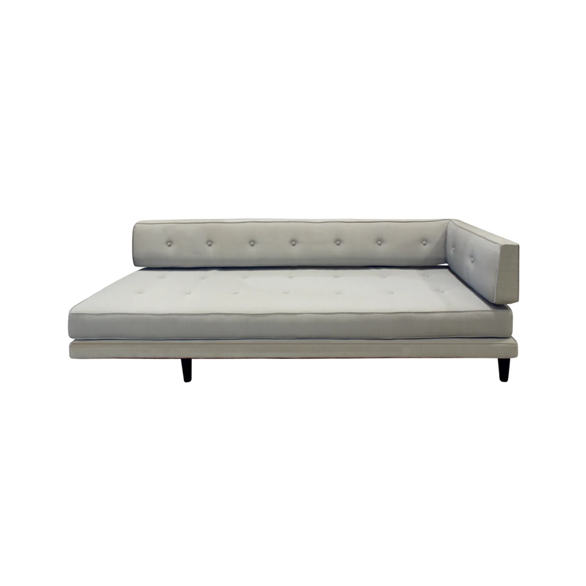 Edward Wormley Elegant Sofa Day Bed with Walnut Legs 1953