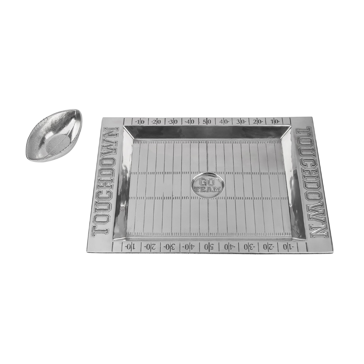 Football Field Serving Tray and Bowl