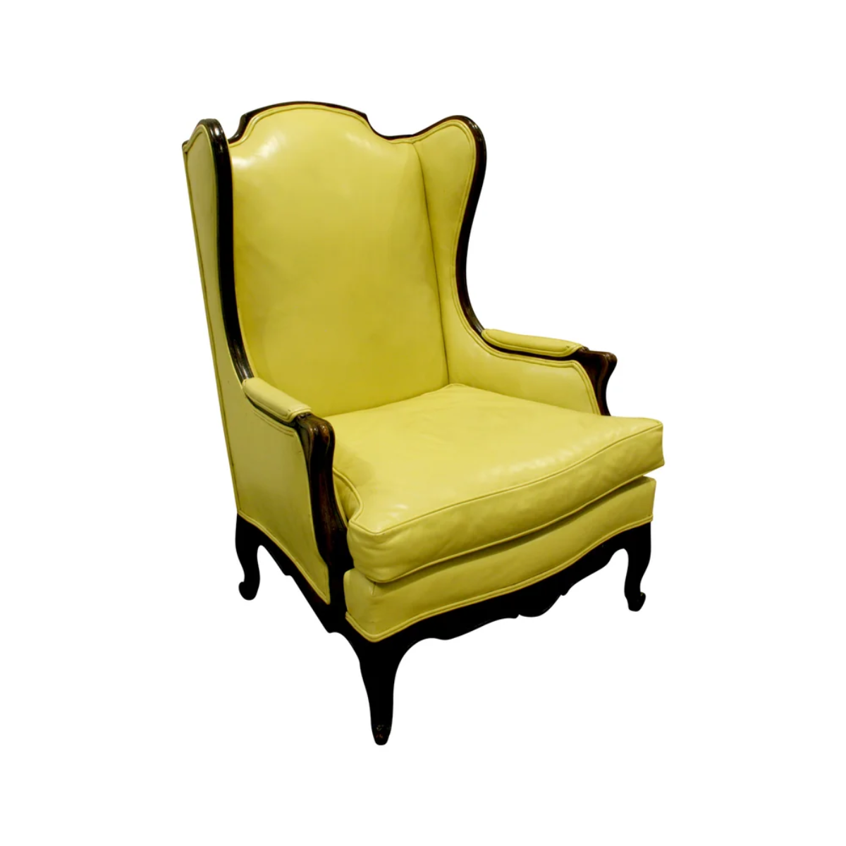 Custom Made Regency Style Wing Chair 1950s (signed)