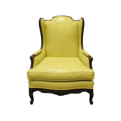 Custom Made Regency Style Wing Chair 1950s (signed)
