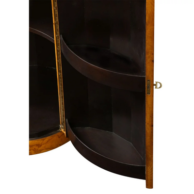 Edward Wormley Faceted Pedestal Cabinet with Slate Top 1963 (Signed)