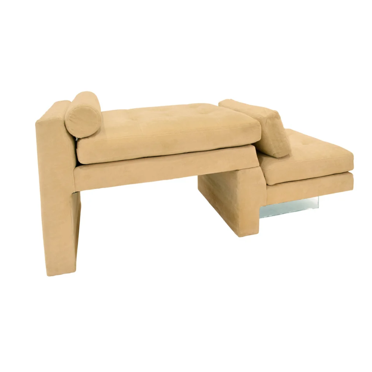 Vladimir Kagan "High Low" Seating Section with Rolling "Lounge" bench 1977