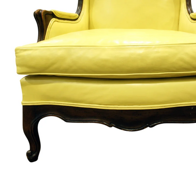 Custom Made Regency Style Wing Chair 1950s (signed)