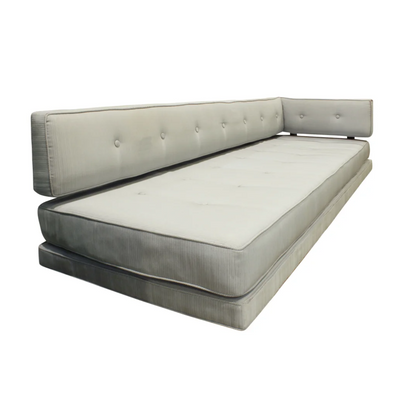 Edward Wormley Elegant Sofa Day Bed with Walnut Legs 1953