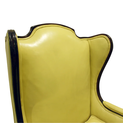 Custom Made Regency Style Wing Chair 1950s (signed)