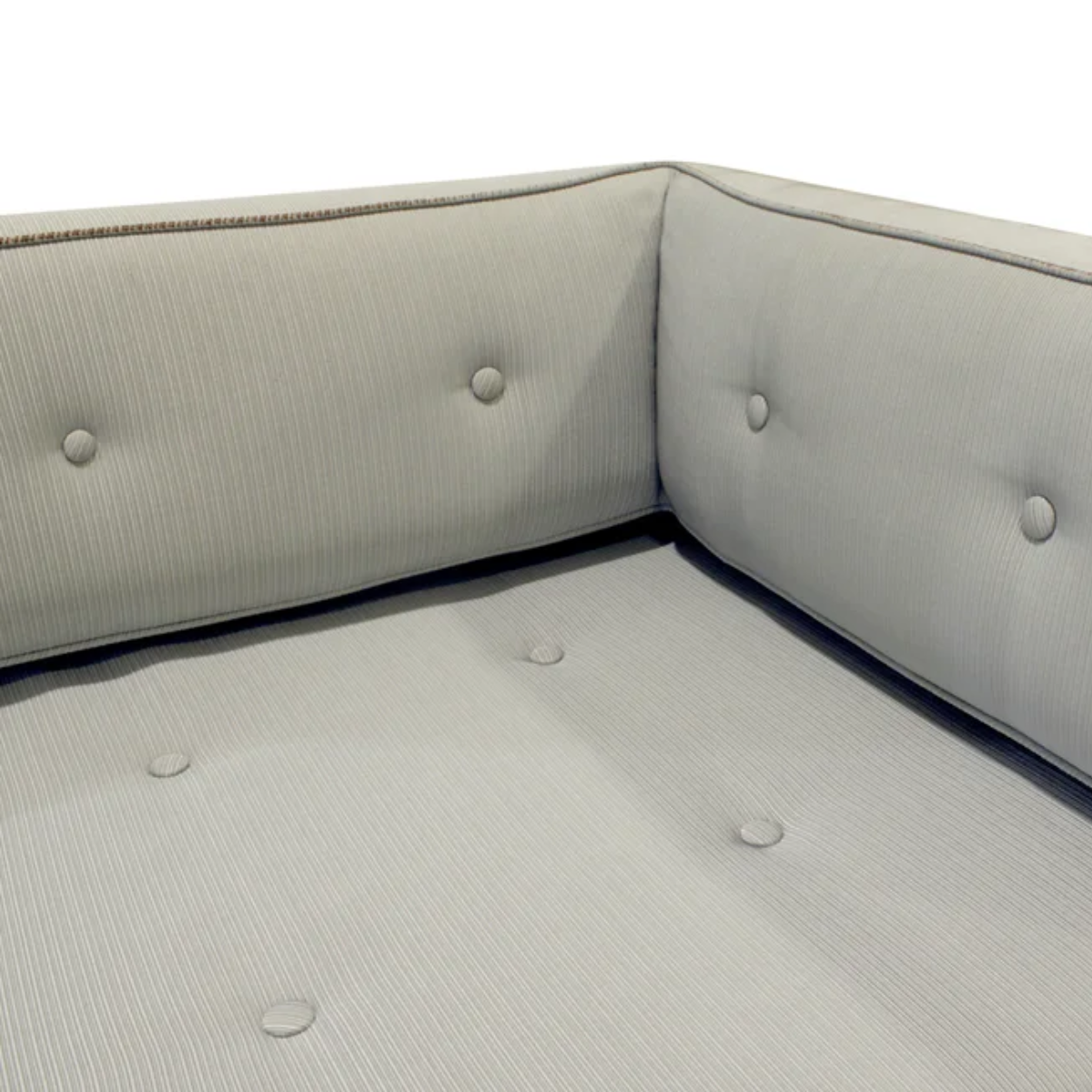 Edward Wormley Elegant Sofa Day Bed with Walnut Legs 1953