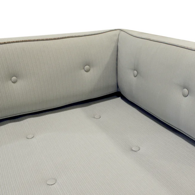 Edward Wormley Elegant Sofa Day Bed with Walnut Legs 1953