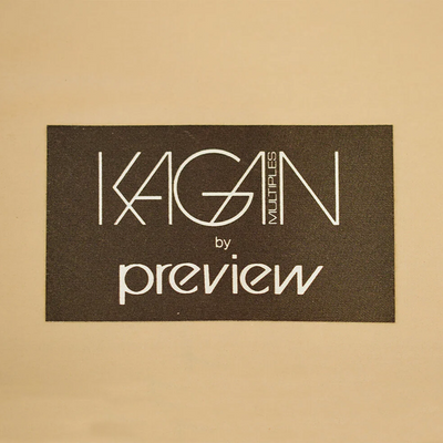 Vladimir Kagan "High Low" Seating Section with Rolling "Lounge" bench 1977