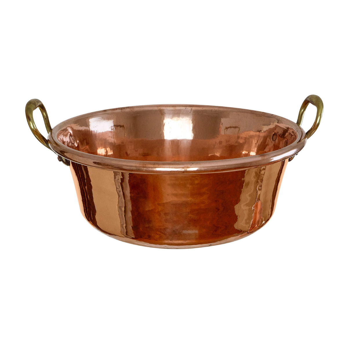 Vintage 1880s Large Copper French Preserve Pan
